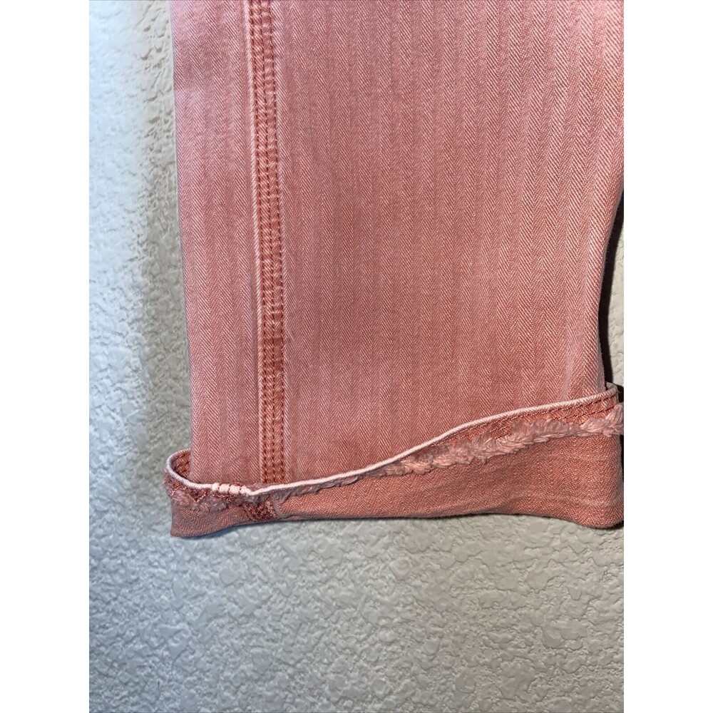 Anthropologie Pilcro pink jeans Cargo Crop carpenter Stretch 25 lagen cottage - Picture 5 of 11